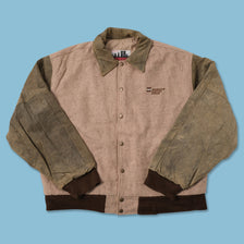 Vintage Wool / Leather Varsity Jacket Large 