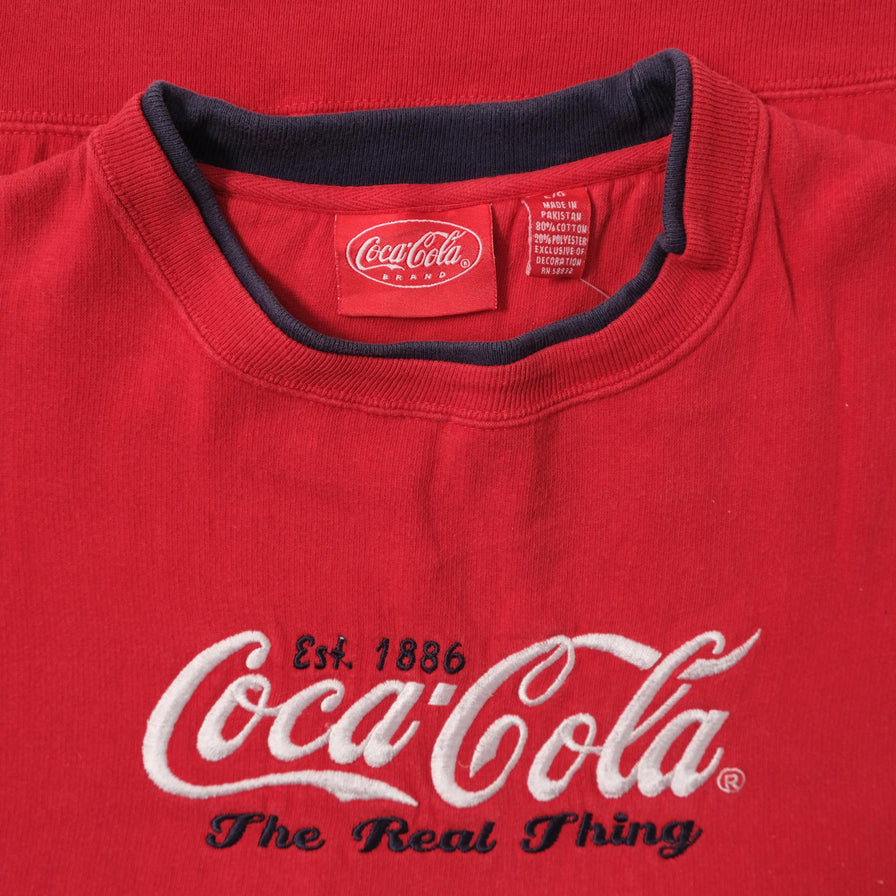 Vintage Coca Cola Women's Sweater Small 