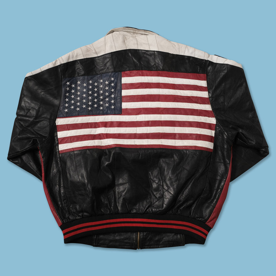 Vintage USA Leather Jacket Medium 