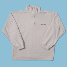 Vintage Champion Q-Zip Sweater Large 