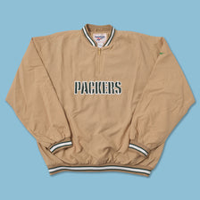 Vintage Reebok Greenbay Packers Windbreaker Large 