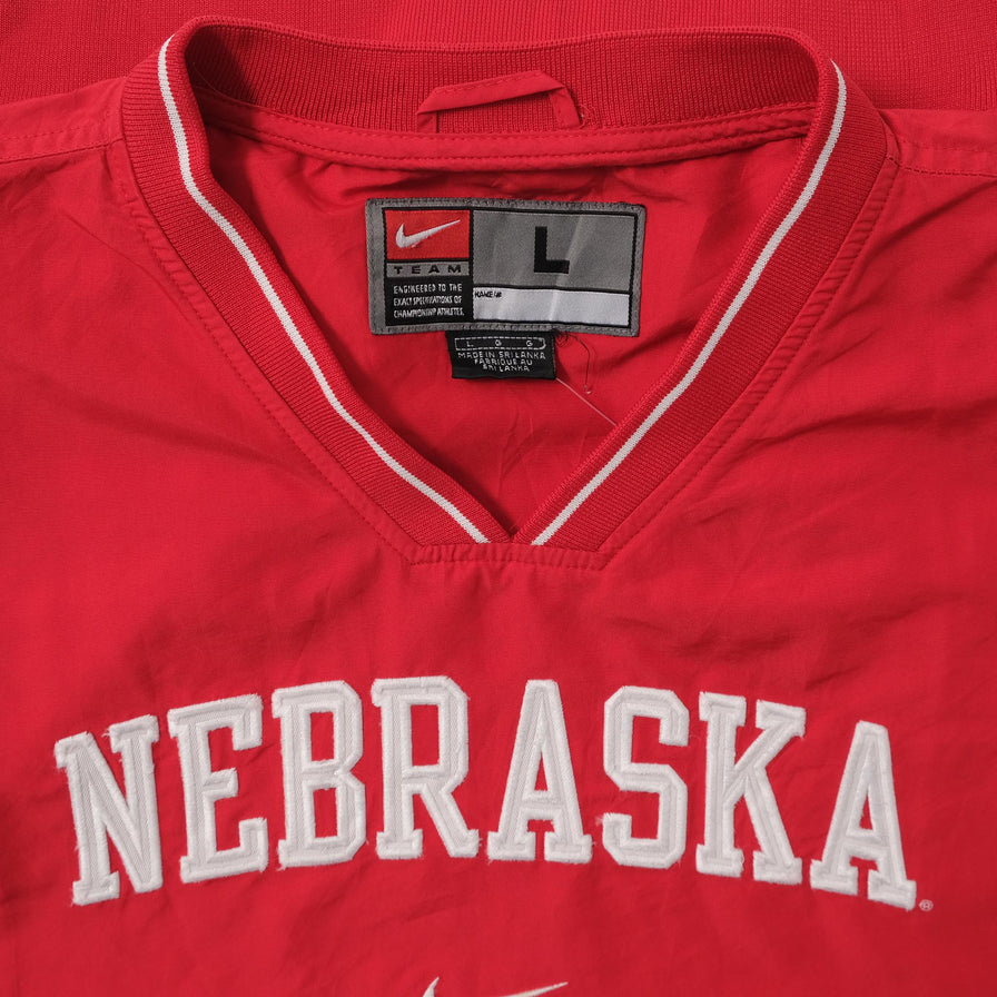 Vintage Nike Nebraska Huskers Windbreaker Large 