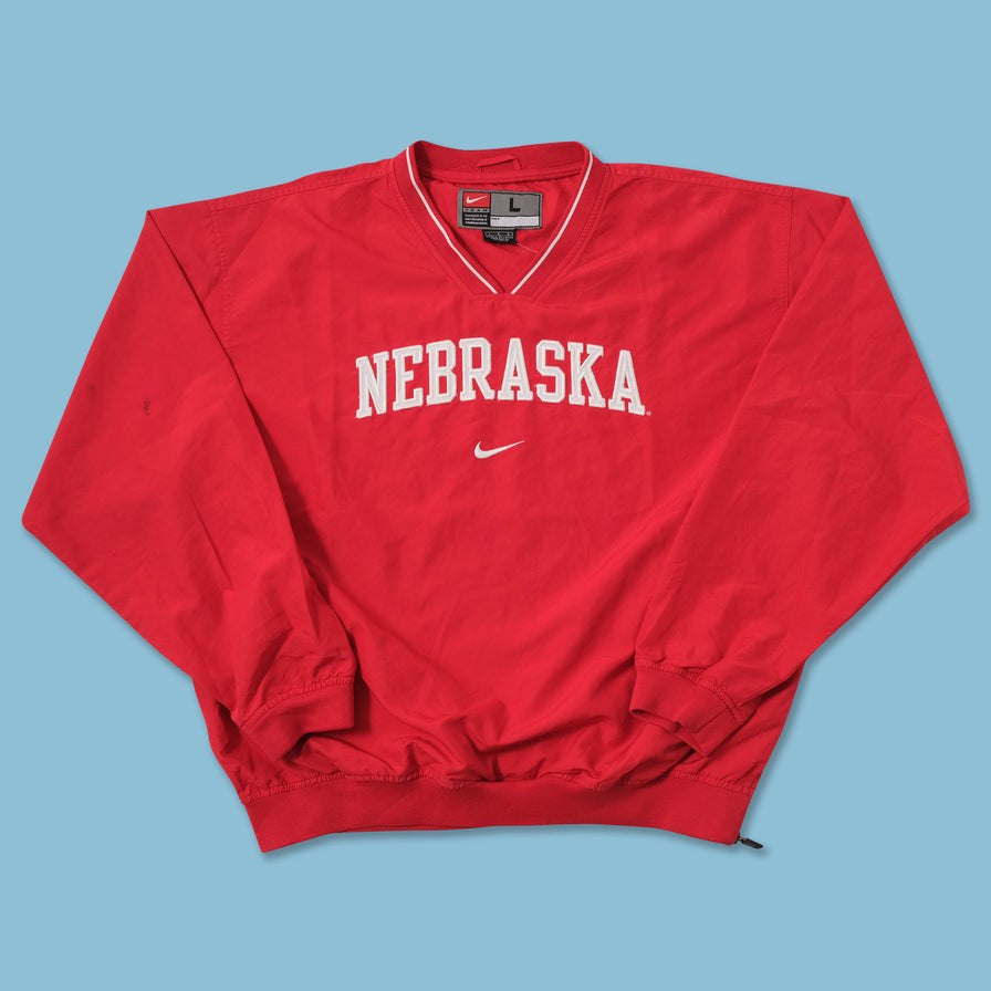 Vintage Nike Nebraska Huskers Windbreaker Large 