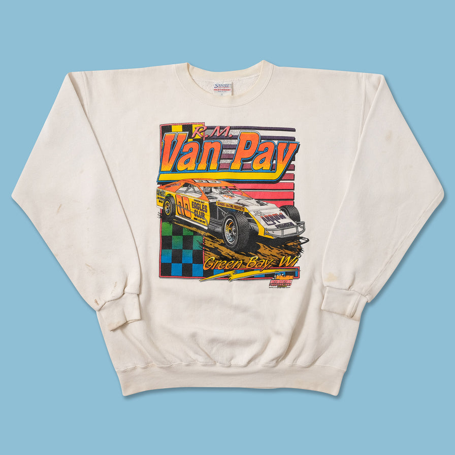 Vintage Van Pay Racing Sweater Large 