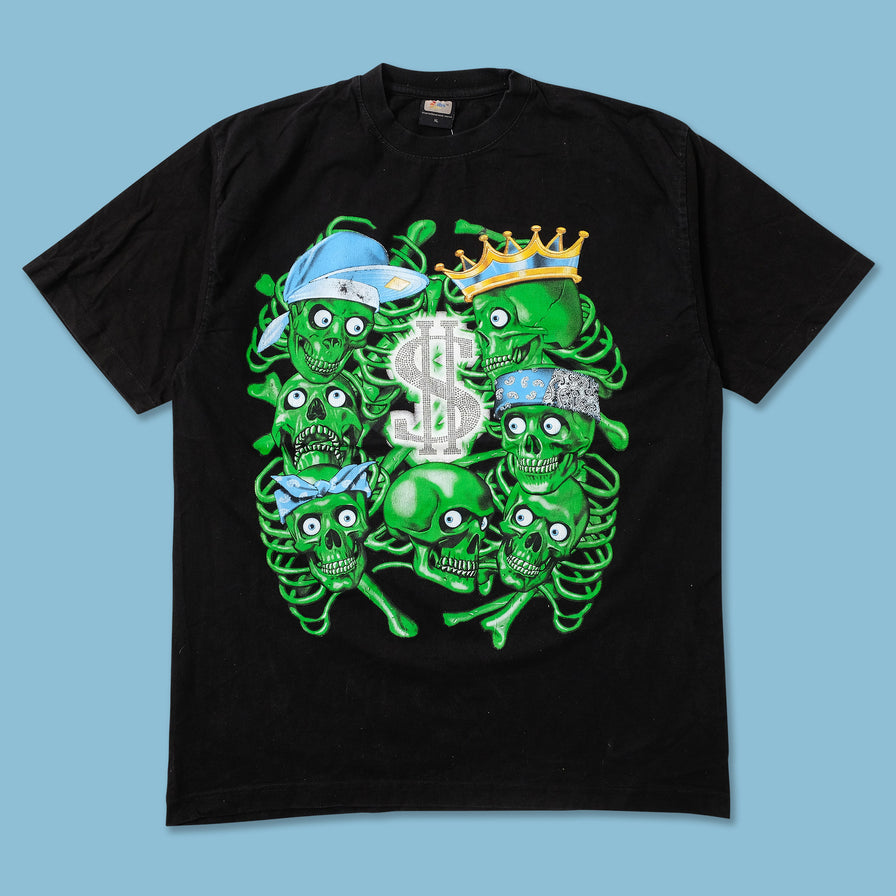 Y2K Skull T-Shirt XLarge 