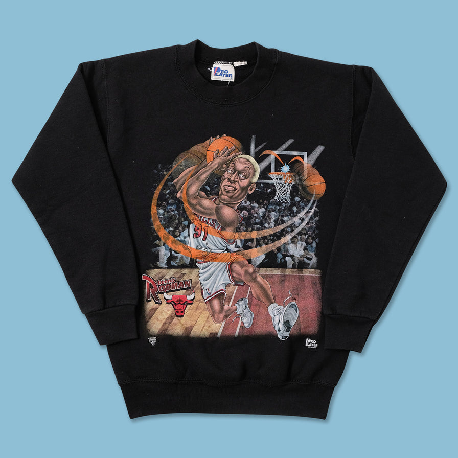 Women's Pro Player Dennis Rodman Sweater Small 