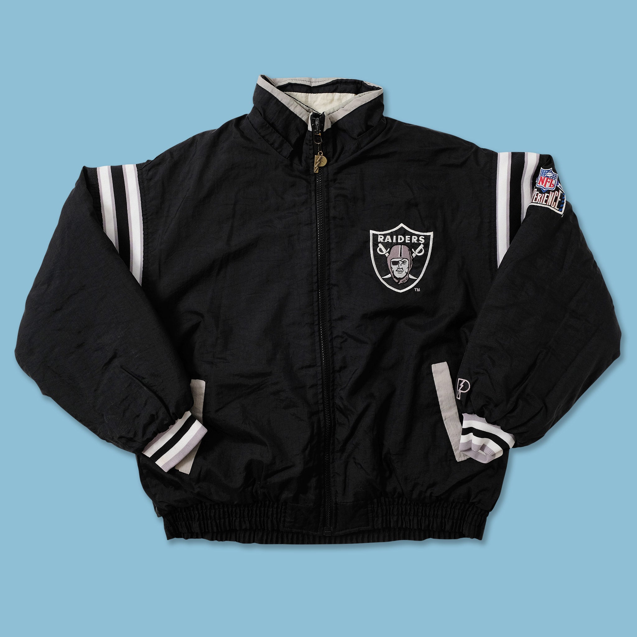 Vintage Pro Player Raiders Puffer Jacket