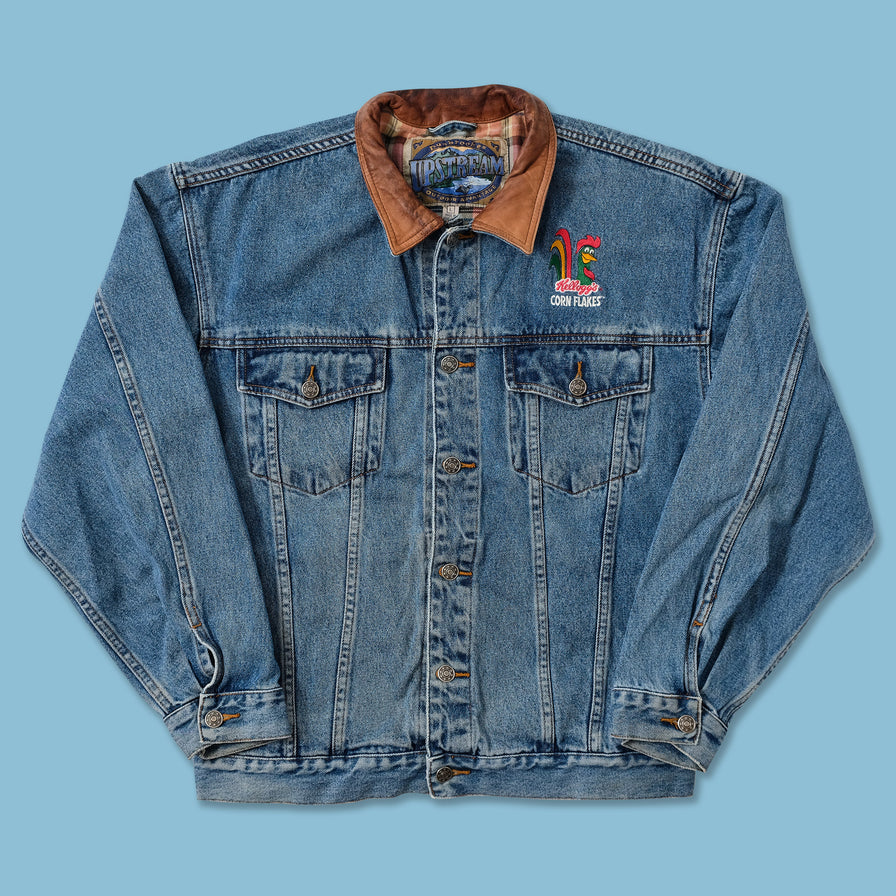 Vintage Kelloggs Denim Jacket Large 