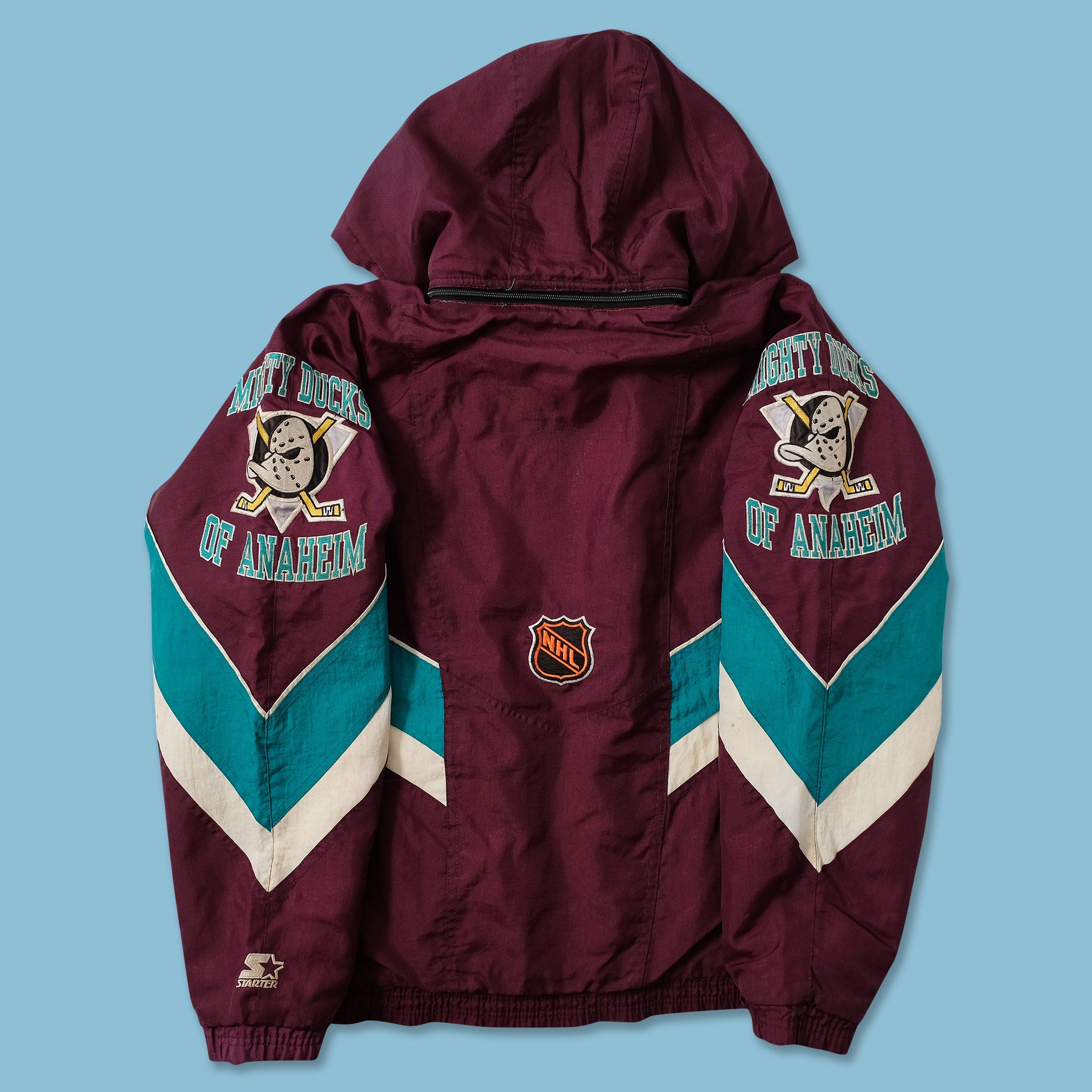 LOGO 7, Jackets & Coats, Mens Vintage Logo 7 Mighty Ducks Jacket Szxl