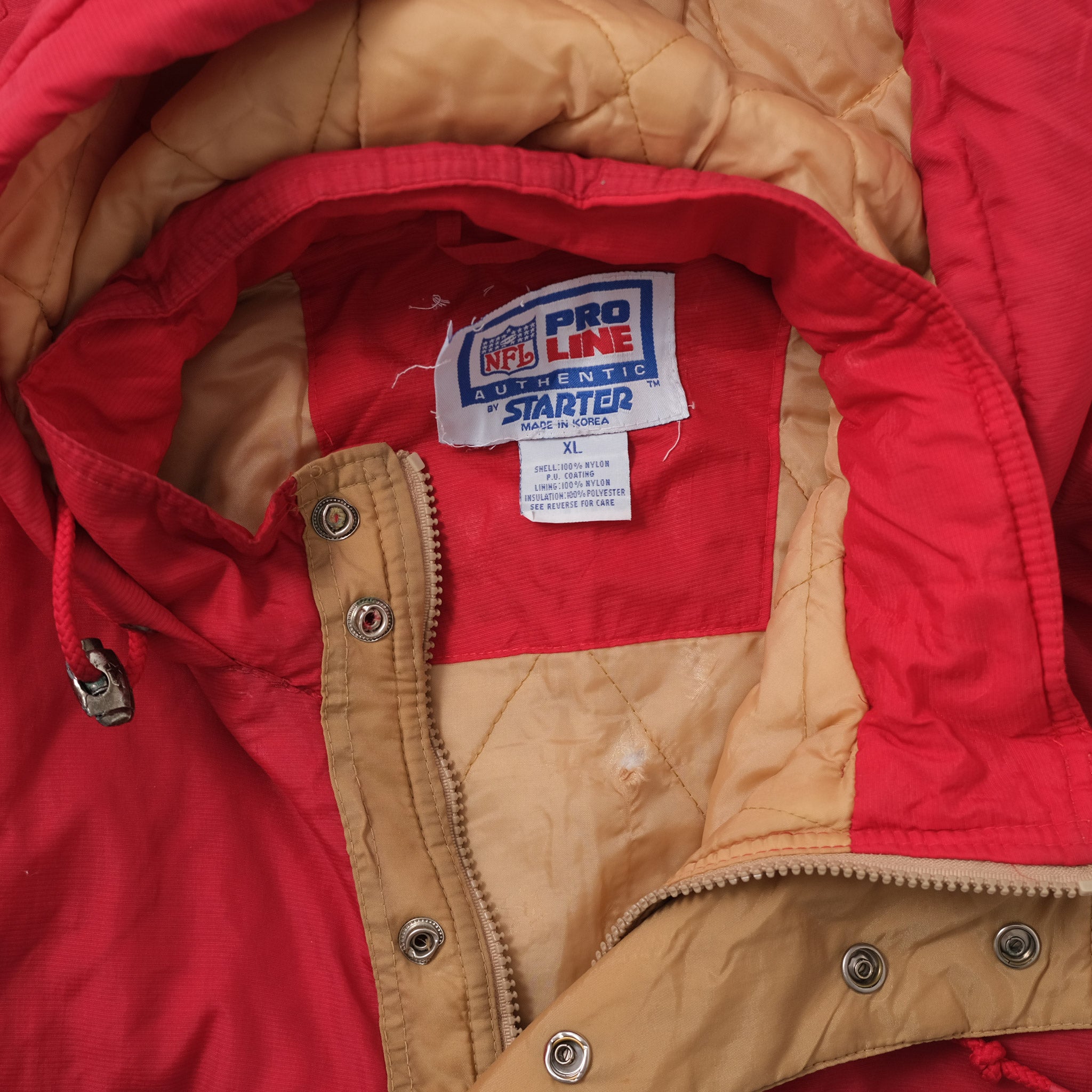 ジャケット・アウター 49ers Starter anorak parka L Vintage Original San Francisco 49ers 