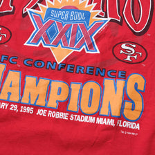 Vintage 1995 San Francisco 49ers Super Bowl T-Shirt Large / XLarge