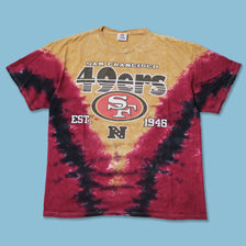 Vintage San Francisco 49ers Tie Dye T-Shirt XLarge