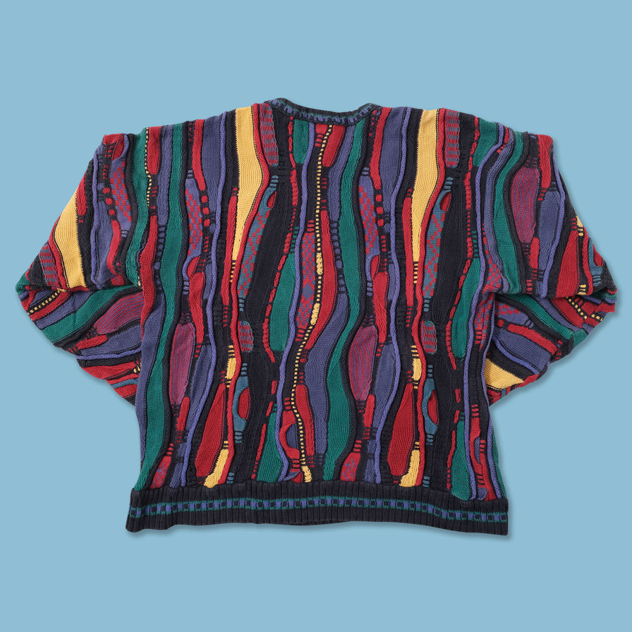 Vintage Coogi Style Knit Sweater Large 