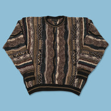 Vintage Coogi Style Knit Sweater Large 