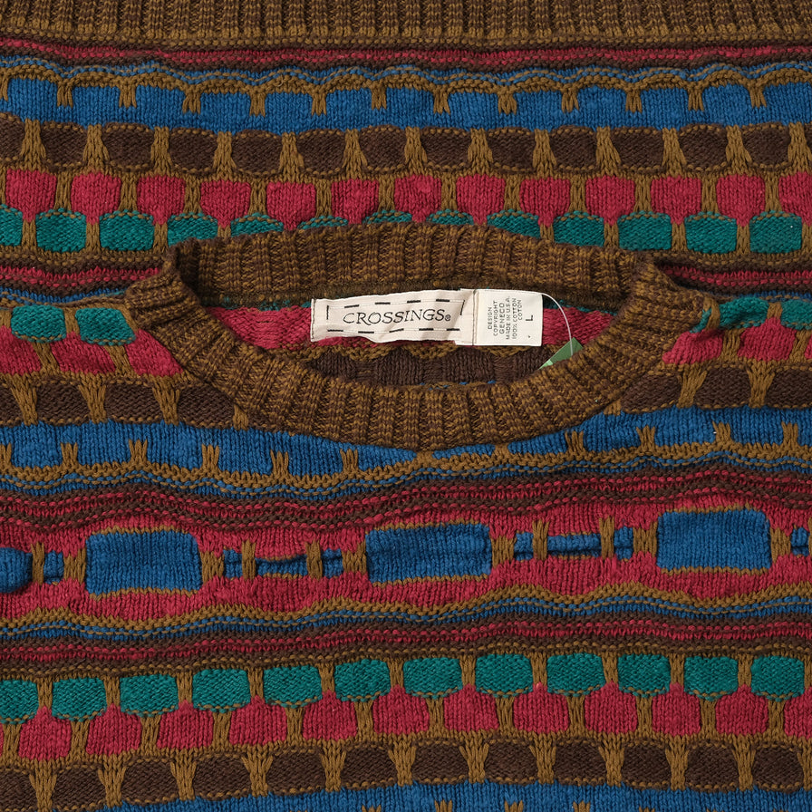 Vintage Knit Sweater Large 