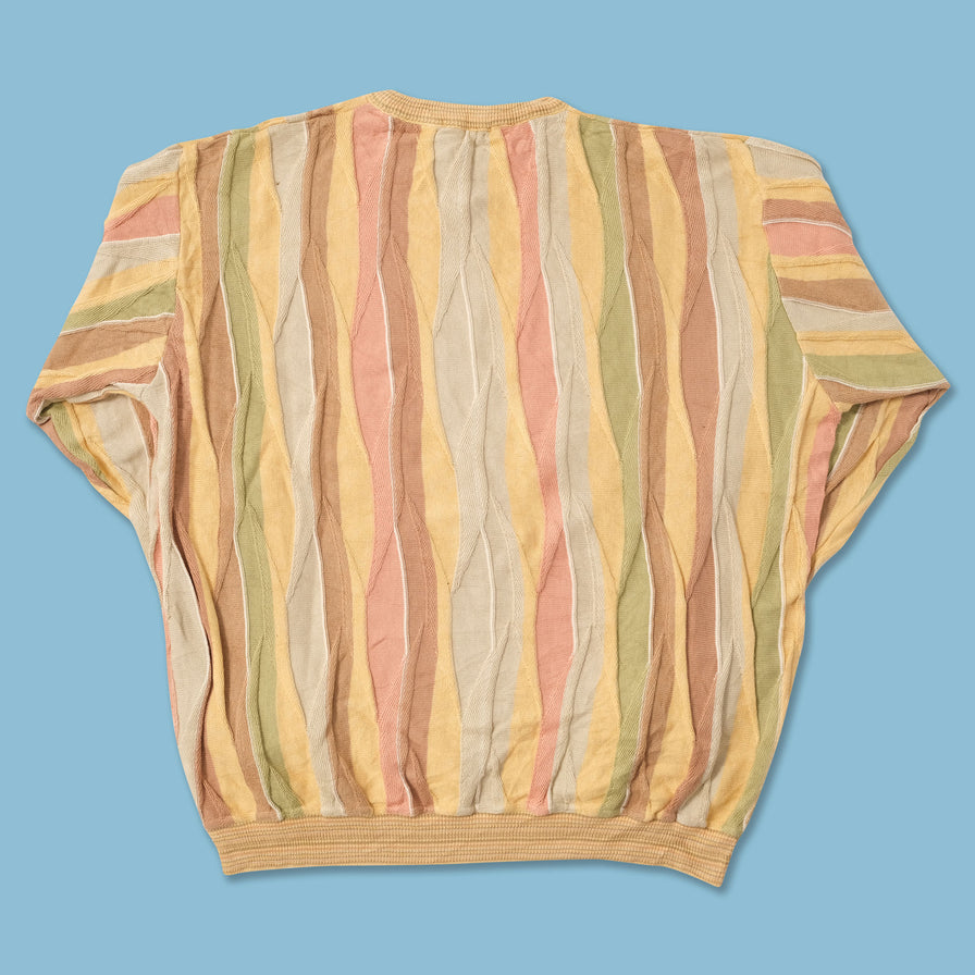 Vintage Coogi Style Knit Sweater Large 