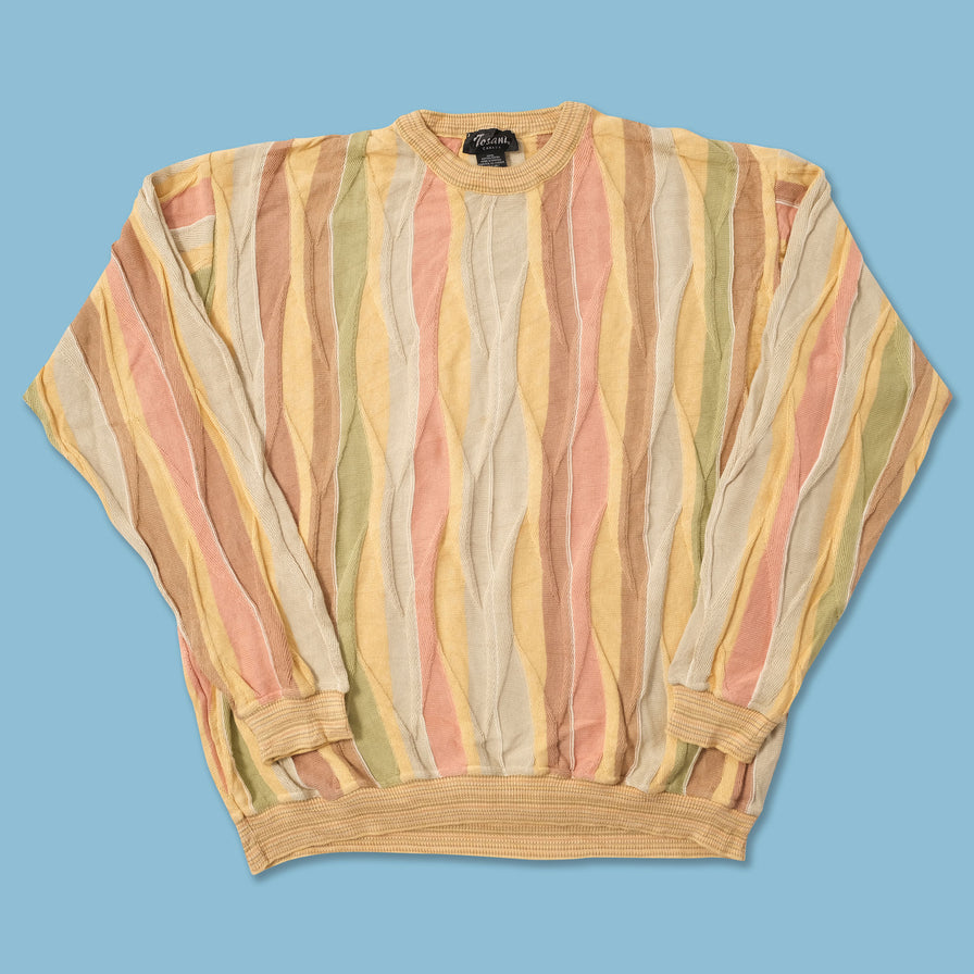 Vintage Coogi Style Knit Sweater Large 