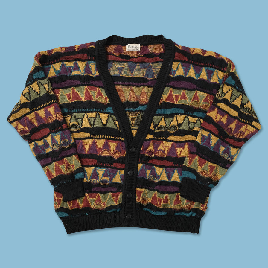 Vintage Protege Knit Cardigan Large 