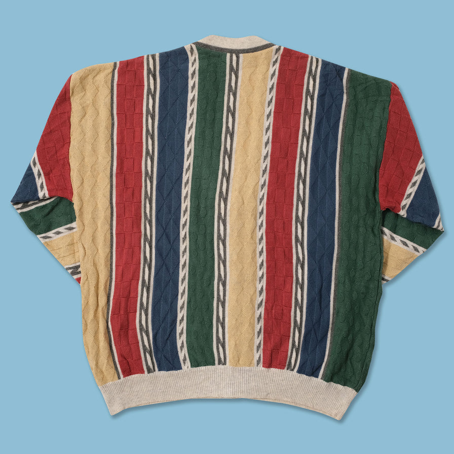 Vintage Coogi Style Knit Cardigan XXLarge 