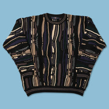 Vintage Coogi Style Knit Sweater XLarge 
