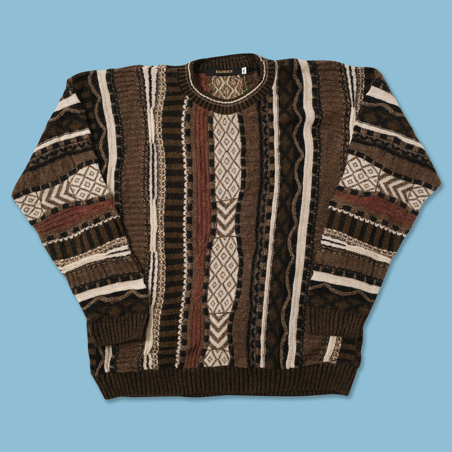 Vintage COOGI sweater alain store deloin french designer sweater Knit