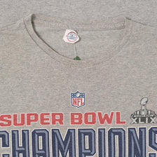 Super Bowl XLIX Patriots Champions T-Shirt Large 