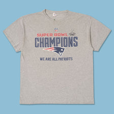 Super Bowl XLIX Patriots Champions T-Shirt Large 