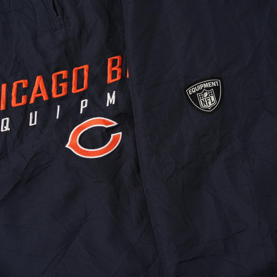 Vintage Reebok Chicago Bears Q-Zip Windbreaker XXLarge 