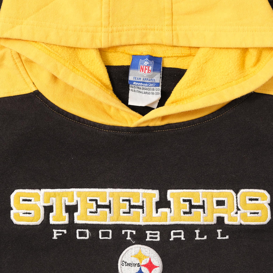 Vintage Reebok Pittsburgh Steelers Hoody Small 