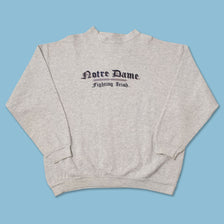 Vintage Notre Dame Fighting Irish Sweater Medium 