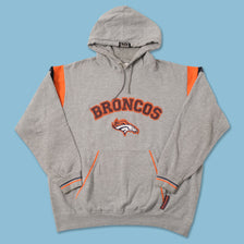 Vintage Denver Broncos Hoody XLarge 
