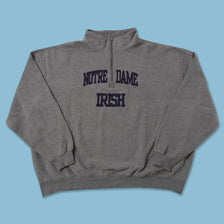 Vintage Notre Dame Q-Zip Sweater XXLarge 