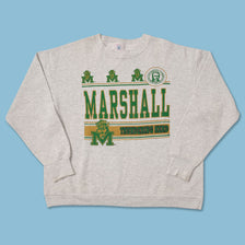 Vintage Marshall Thundering Herd Sweater Large 