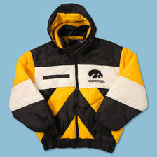 Vintage Iowa Hawkeyes Padded Jacket Medium 