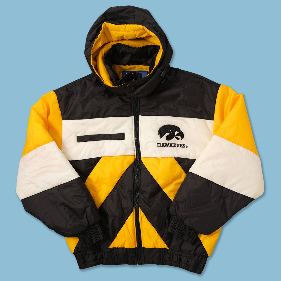 Vintage Iowa Hawkeyes Padded Jacket Medium 