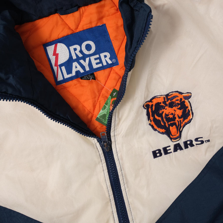 Vintage Pro Player Chicago Bears Padded Jacket Large 