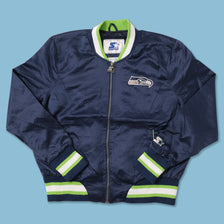 Vintage Starter Seattle Seahawks Light College Jacket Medium 