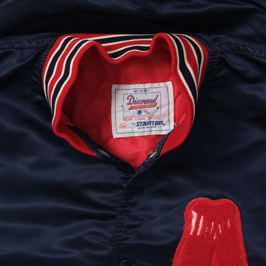 Vintage Starter Boston Red Sox Satin Bomber Jacket Small 