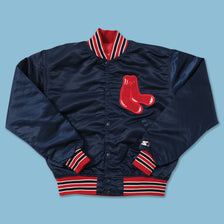 Vintage Starter Boston Red Sox Satin Bomber Jacket Small 