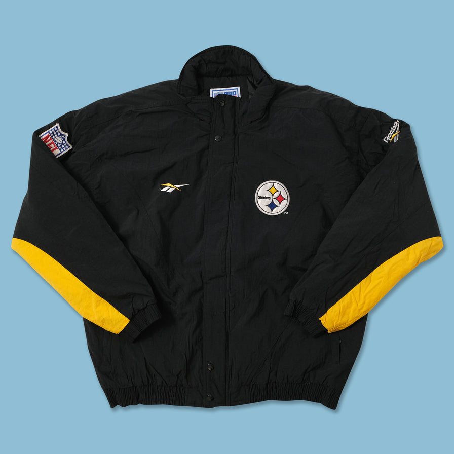 Vintage Reebok Pittsburgh Steelers Padded Jacket XLarge 