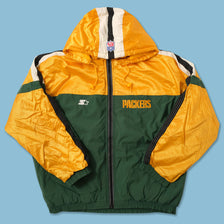 Vintage Starter Greenbay Packers Anorak XLarge 