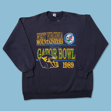 1989 West Virginia Mountaineers Sweater XLarge 