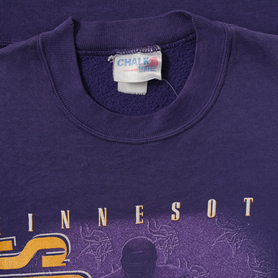 Vintage Chalkline Minnesota Vikings Sweater Large 