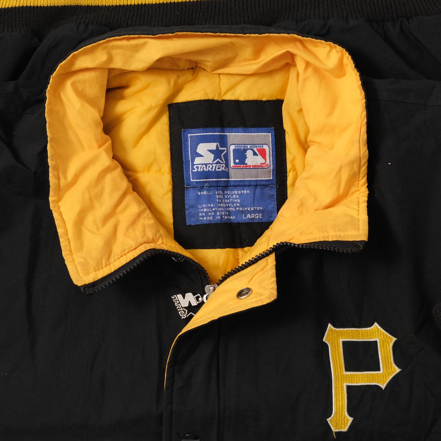Vintage Starter Pittsburgh Pirates Padded Jacket XLarge 