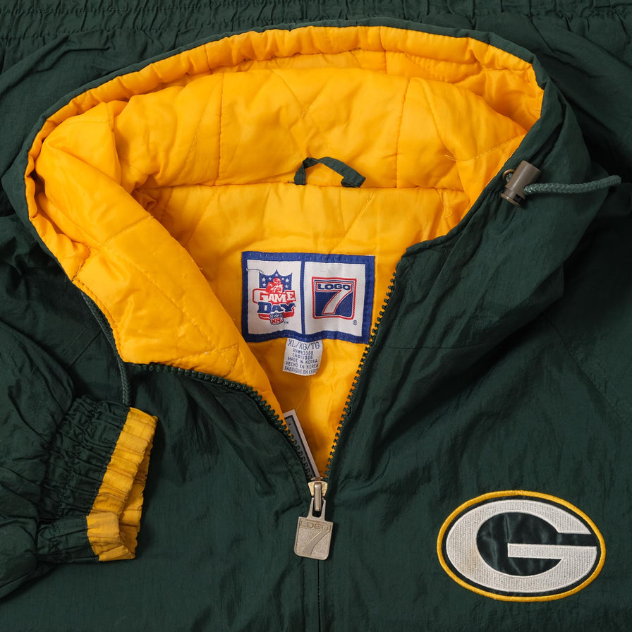 Vintage Greenbay Packers Padded Jacket XLarge 