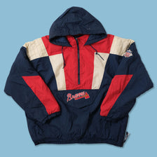 Vintage Starter Atlanta Braves Anorak XXL 