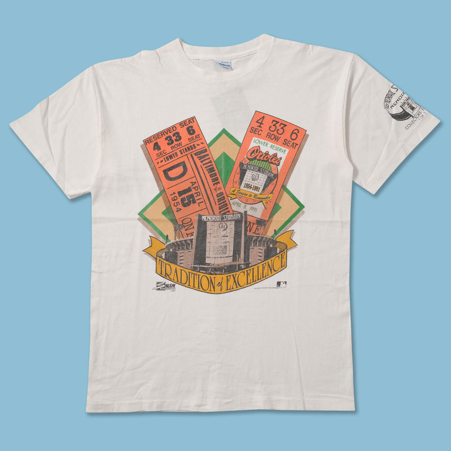 1991 Salem Baltimore Orioles T-Shirt Large 