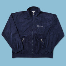 Vintage Sergio Tacchini Velour Track Jacket Large 