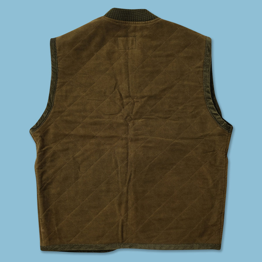 Vintage Rifle Quilted Vest Medium 