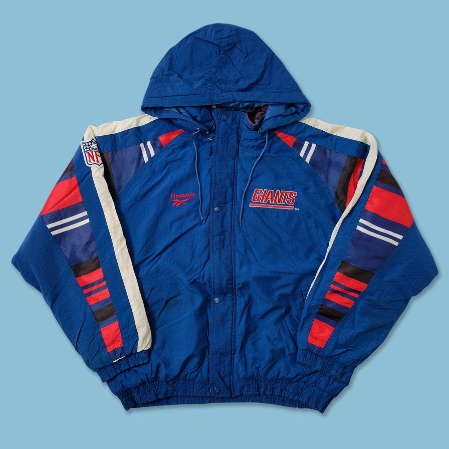 Vintage Reebok New York Giants Padded Jacket XLarge 